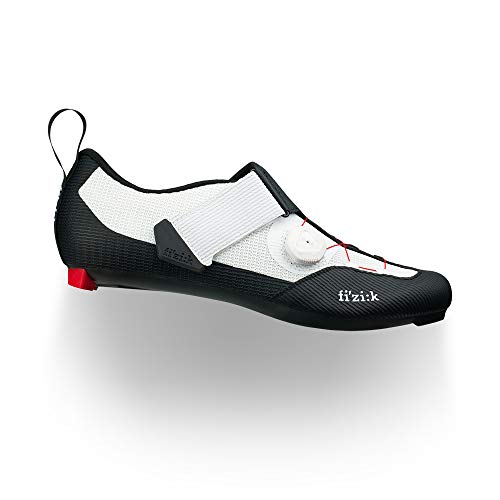 Fizik - Infinito R3, Zapatillas de triatlón Unisex – Adulto, Unisex Adulto, TRR3INME1, Nero Bianca, 48 EU