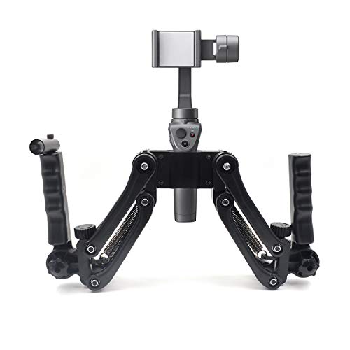 Flycoo Z - Eje doble estabilizador para DJI OSMO/OSMO +/OSMO Pro & RAW/OSMO Mobile 1 2/Ronin S/GoPro Karma Grip/Zhiyun Smooth 3 4/Yi Action Gimbal, etc.