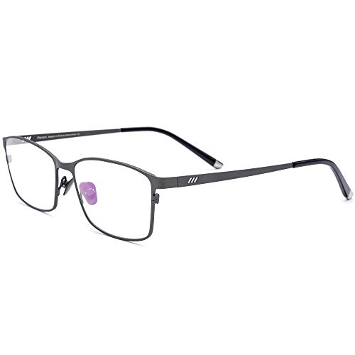 FONEX Gafas de titanio marco de los hombres cuadrado gafas masculinas completo óptico gafas 8505