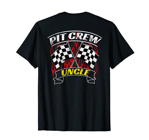 Formula Racing Pit Crew Member Uncle Fun estampado Camiseta