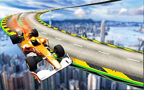 Formula Top Speed Racing Stunts on Bendy Mega Ramp 2