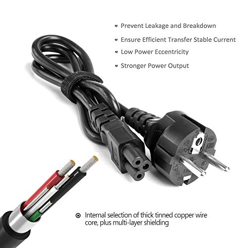 Fuente de alimentación 42V 2A Cargador de batería para scooter Xiaomi Mi M365, 1S, Essential, Pro 2 Scooter eléctrico Ninebot Segway ES1 ES2 ES4 E22E E25E E45E, Aovo Pro E-Bike Cable adaptador enchufe