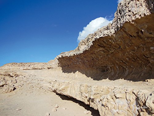 Fuerte Te Quiero 3 – cuadro / imagen mural, 120 x 90 cm, Pared Imagen como XXL de impresión sobre vidrio acrílico. Fuerteventura, Canarias, España, Paisaje, montañas