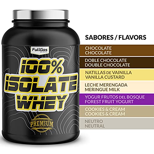 FullGas - 100% ISOLATE WHEY Leche Merengada 1,8kg