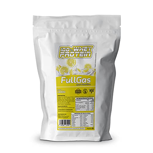 FullGas - 100% WHEY PROTEIN CONCENTRATE Limón 900g