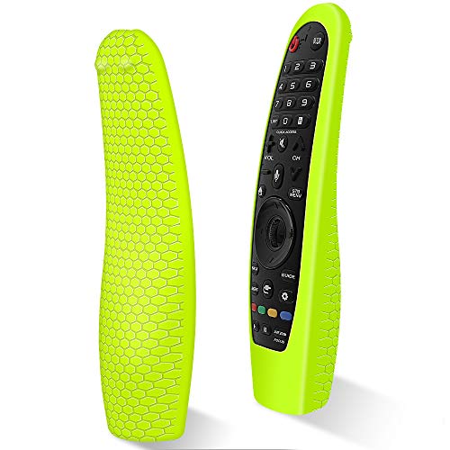 Funda de Silicona para Mando a Distancia LG Magic Control AN-MR20GA AN-MR19BA AN-MR18BA AN-MR600 AN-MR650 AN-MR650A, Anti-caída Carcasas Protectora para LG Magic Remote - Amarillo