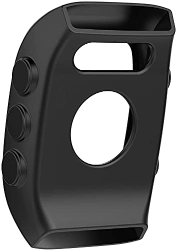 Funda de Silicona para Polar M400 M430, Funda Protectora de Silicona Suave Kokymaker (Negro)