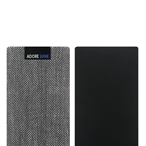 Funda iPhone SE / iPhone 5S / iPhone 5, Adore June Case [Serie Business] se ajusta perfectamente para Apple iPhone 5 / 5s y iPhone SE. Elegante cover de tela hecho a mano con efecto limpiador de pantalla.