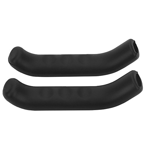 Funda Palanca Freno de Bicicleta, Cubierta de Protección de Manija de Freno de Gel de Silicona Protector de Agarre de Freno de Bicicleta para Bicicleta de Montaña, Bicicleta de Carretera(Negro)