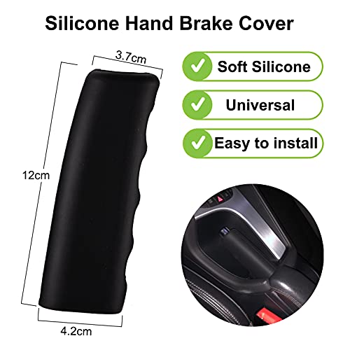 Funda protectora universal para freno de mano de coche, de silicona, antideslizante, suave