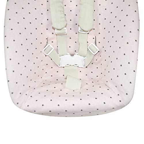 Fundas BCN® F130/4597 - Funda Stokke Tripp Trapp Newborn Set, de Algodón - Estampado Little Fun Peach