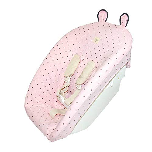 Fundas BCN® F130/4597 - Funda Stokke Tripp Trapp Newborn Set, de Algodón - Estampado Little Fun Peach