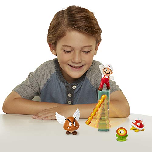 Funko- Set Diorama Castillo De Lava Super Mario Playset con Figuras, Color Round (400152)