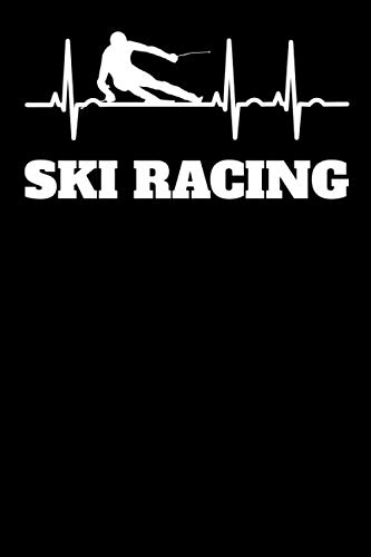 Funny Ski Racing Skier Skiing Gear Equipment Accessories Notebook: 6x9 | 100 Pages | Lined Notebook | Alpine skiing, or downhill skiing, is the ... slopes on skis with fixed-heel bindings.
