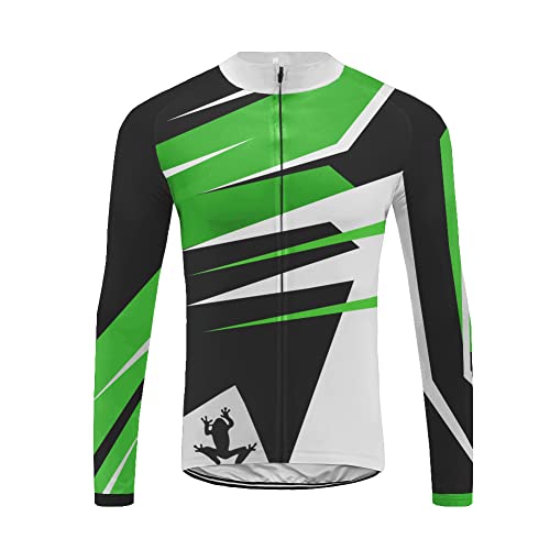 Future Sports Bike Wear Designs para Hombre de Manga Larga Traje Ciclismo Hombre Invierno de Bicicleta Carretera Biking Ropa de Montar Sportswear Jacket Camisa de Bicicleta Cycling Jersey