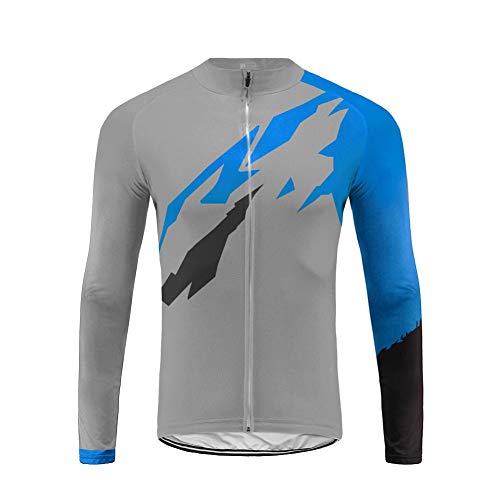 Future Sports Bike Wear Diseños más Nuevos Maillot Bicicleta Hombre Manga Larga MTB,Maillot Ciclismo Hombre Otoño Transpirable Top