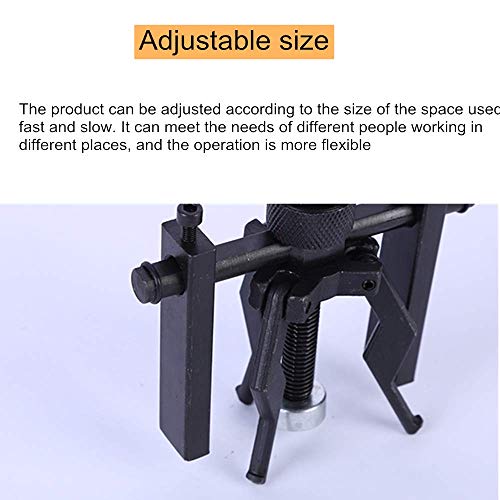 Fydun Extractor de rodamientos Extractor del cojinete interior de 3 mandíbulas fijado mandíbulas de rodamiento de pilotos para el coche SUV