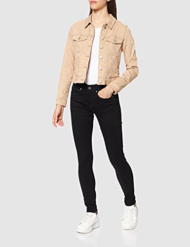 G-STAR RAW 3301 Mid Waist Skinny Jeans, Black (Pitch Black B964-A810), 29W / 32L para Mujer