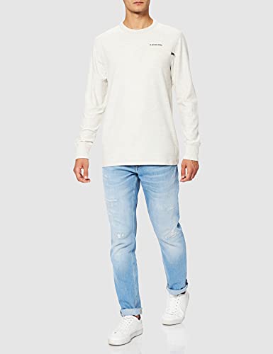 G-STAR RAW Astro Tweeter Sudadera, Multicolor (Whitebait Htr C887-6030), M para Hombre