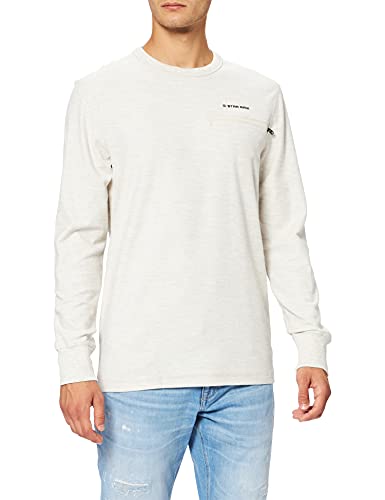 G-STAR RAW Astro Tweeter Sudadera, Multicolor (Whitebait Htr C887-6030), M para Hombre