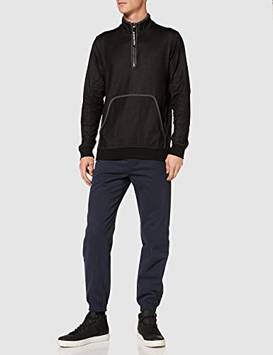 G-STAR RAW Half Zip Bound Tweeter Sudadera, Dk Black C790-6484, M para Hombre