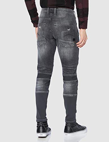 G-STAR RAW Motac 3D Slim Jeans, Vintage Ripped Basalt A634-b841, 29W / L32 para Hombre