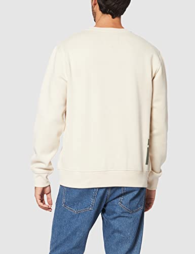 G-STAR RAW Original Label R SW Sudadera, Beige (Whitebait A971-1603), M para Hombre