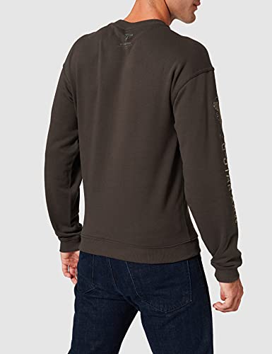 G-STAR RAW Sleeve Graphic Loose Sudadera, Raven A613-976, L para Hombre