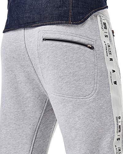 G-STAR RAW Taping Pantalón Deporte, Grey Htr A613-906, S para Hombre