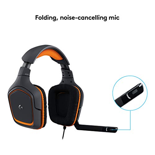 G231 Prodigy Gaming Headset - N/A - 3.5 MM - N/A - EMEA - BLK-ORNG