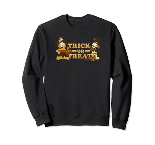 Garfield Halloween Odie Garfield Pirates Trick Or Treat Sudadera