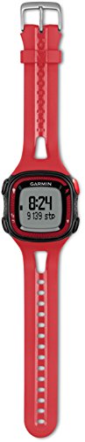 Garmin 010-11251-49 - Correa de recambio para Forerunner 15, Rojo, Large