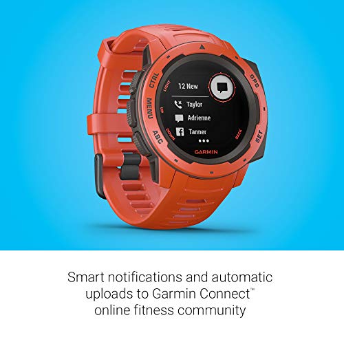 Garmin Instinct, GPS Watch, Flame Red, WW (Reacondicionado)