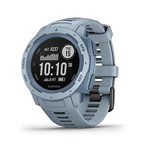 Garmin Instinct - Reloj resistente con GPS, Azul Cielo