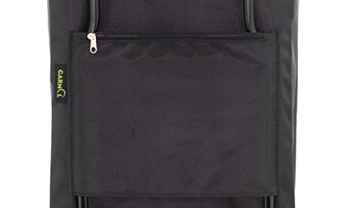 Garmol Carro Compra, Negro y Violeta, 48L