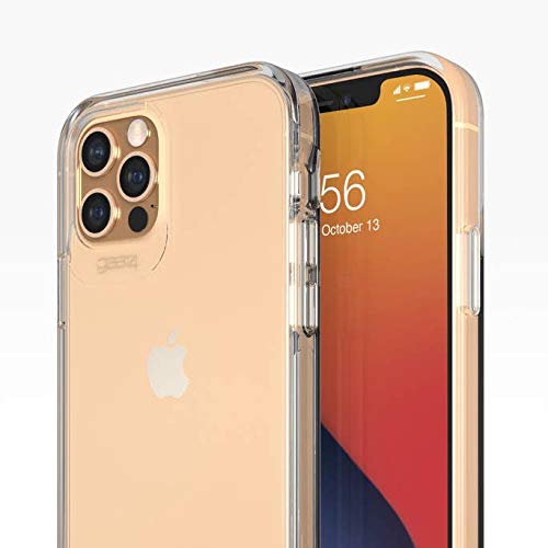 Gear 4 Crystal Palace Fred - Funda Compatible con iPhone 12 Pro MAX 6.7 Funda de protección Avanzada contra Impactos con tecnología D3O integrada, antiamarillento, Funda para teléfono – Transparente