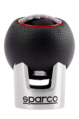 Gear Shift Knob Lazio Universal Black/Red SPARCO 5/6 speed