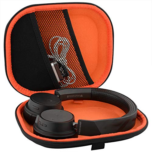 Geekria Funda para Auriculares Plantronics BackBeat FIT 500, BackBeat 500 On-Ear Wireless Headphones, Voyager 4200 UC, 4210 UC, 4220 UC, Estuch Rígido de Transporte