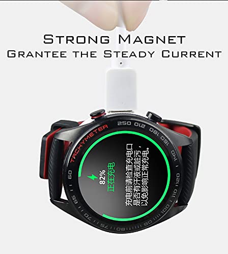 GEEMEE para Huawei Watch GT2/ GT 2e/ Honor GS Pro/Watch GT Classic Sport/Honor Watch Magic Magic 2 Cargador Cable De Carga,Adaptador De Cargador Línea De Carga Magnética Material De Alambre Fijo