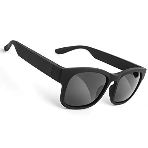 GELETE - Gafas de Sol inalámbricas con Bluetooth, para Hombres y Mujeres, con Lentes polarizadas, Resistentesal Agua IP7, para conectar teléfonos móviles y tabletas