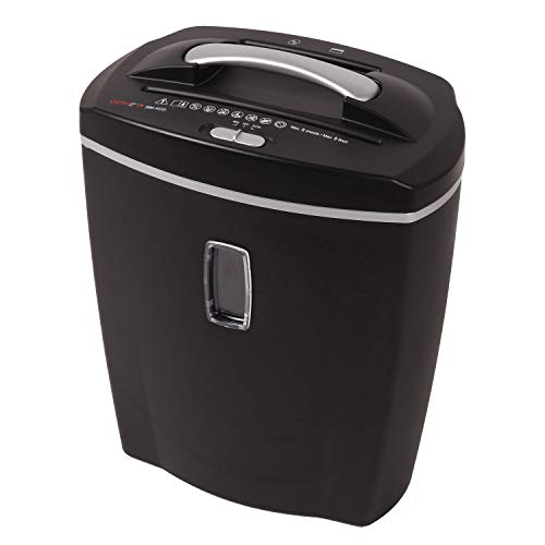 Genie 580 XCD - Destructora de papel, corte en partículas, incluye papelera, color negro