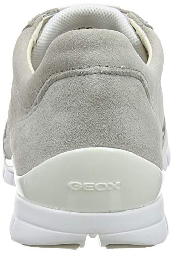 Geox D SUKIE B Zapatillas Mujer, Gris (Lt Grey C1010), 38 EU