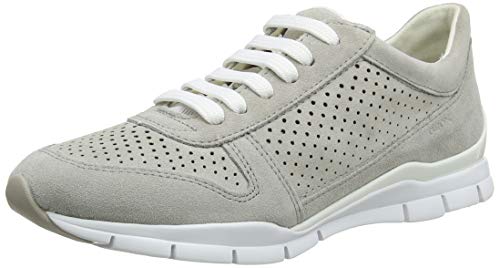 Geox D SUKIE B Zapatillas Mujer, Gris (Lt Grey C1010), 38 EU