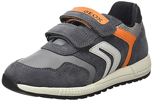 GEOX Junior Boy J ALBEN BOY SNEAKERS DK GREY/ORANGE_35 EU