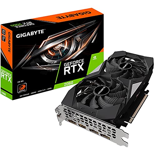 Gigabyte Technology GV-N2060D6-6GD V2 Tarjeta gráfica NVIDIA GeForce RTX 2060 6 GB GDDR6