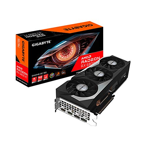 Gigabyte Technology Radeon RX 6800 XT Gaming OC - Tarjeta gráfica (16 GB) (GV-R68XTGAMING OC-16GD)