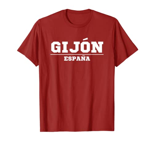 Gijón España Vintage Gijón Camiseta