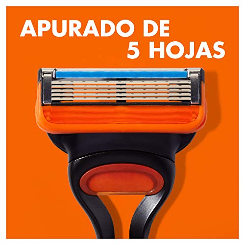 Gillette Fusion 5 Cuchillas de Afeitar Hombre, Paquete de 16 Cuchillas de Recambio