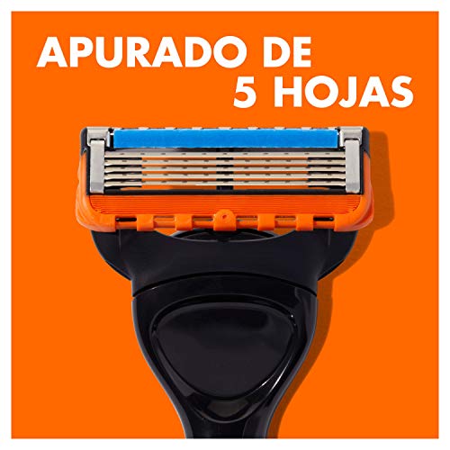 Gillette Fusion 5 Power Cuchillas de Afeitar Hombre, Paquete de 8 Cuchillas de Recambio