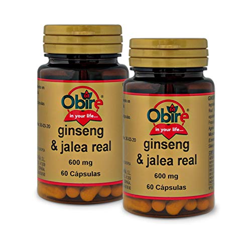 Ginseng + jalea real 600 mg.60 cápsulas.